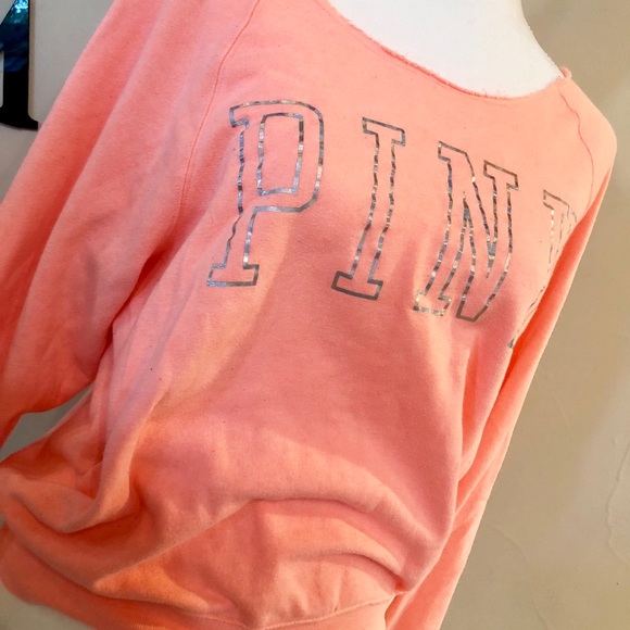 PINK slouchy sweatshirt - Picture 2 of 3
